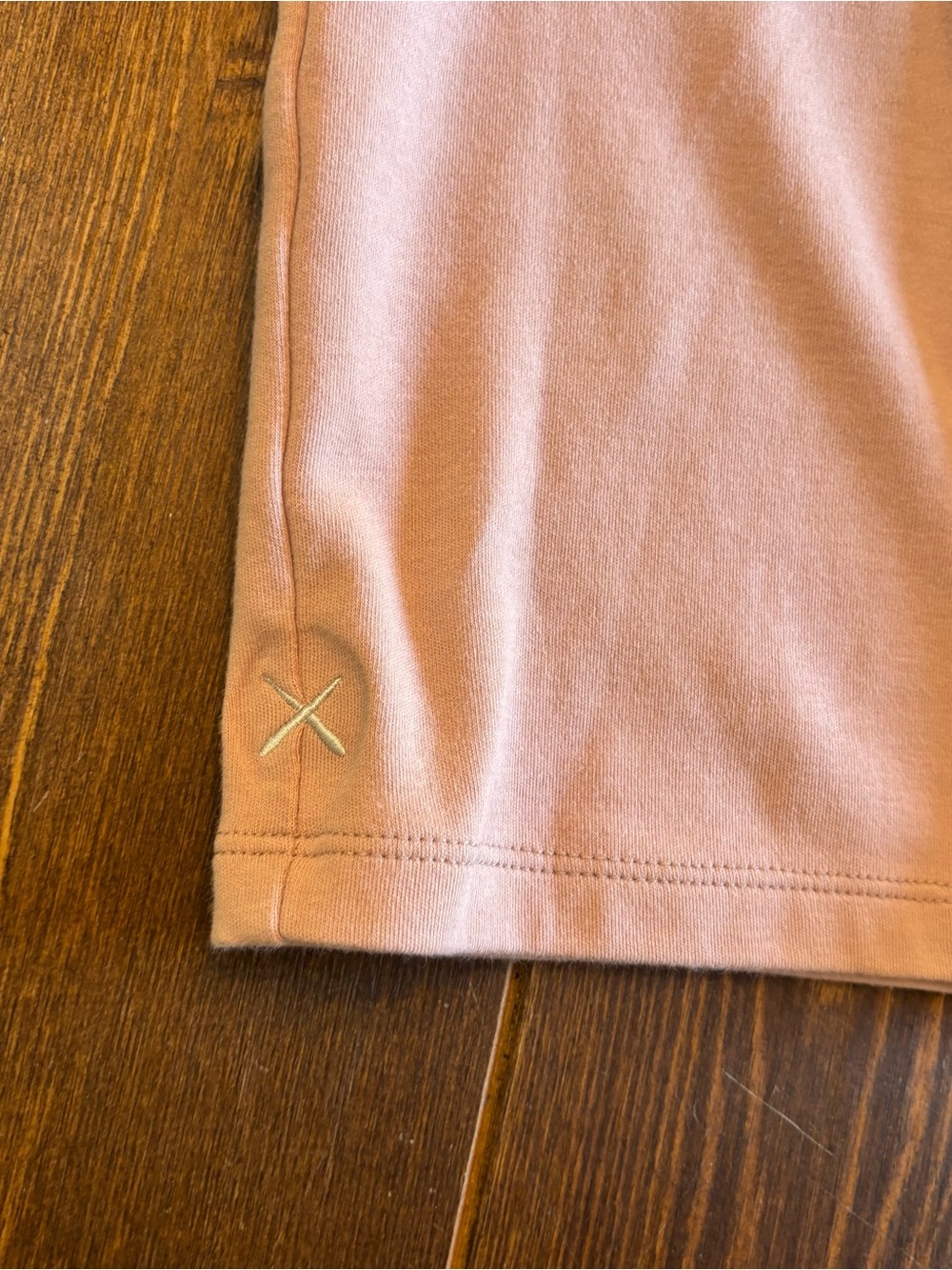CUTS Tomboy Tee Cropped Ballet Pink Size Small Slim Fit Cotton Stretch Top - Picture 4 of 10